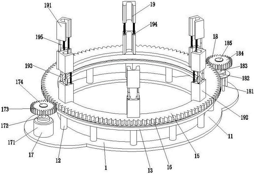 Full-automatic electromotor stator core cleaning equipment of power distribution station