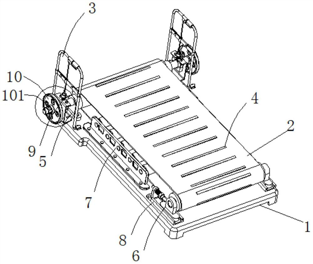 An auxiliary training device for leg explosive power