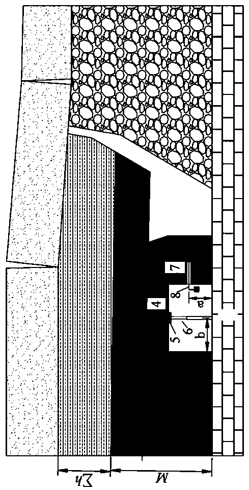 Superhigh seam gob-side entry driving tension succession quantitative solution method