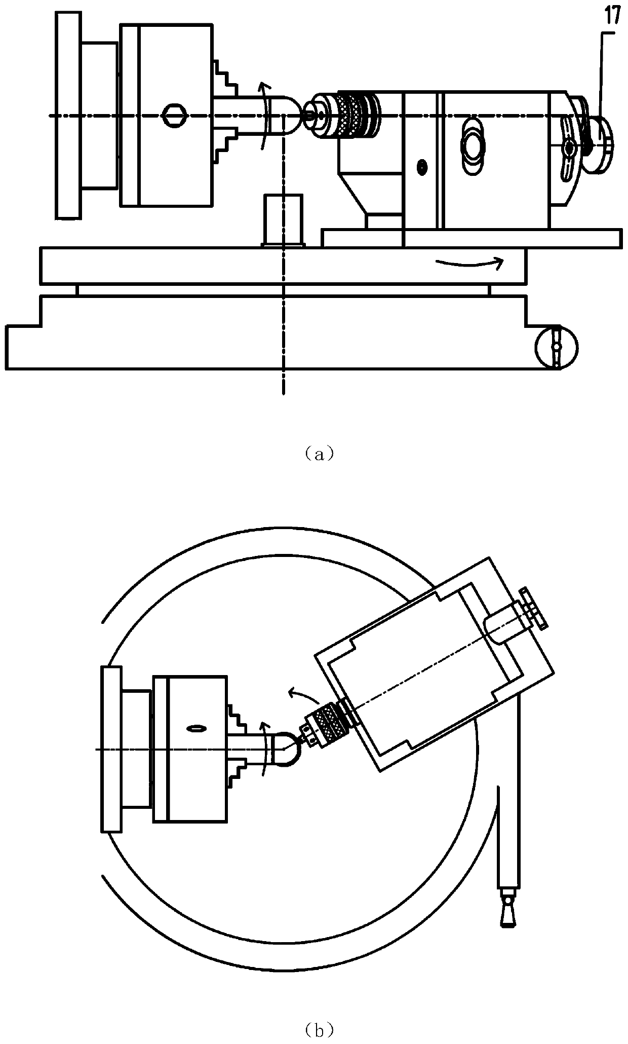 A kind of milling of magnetic ball sphere and processing method of longitude and latitude line engraving