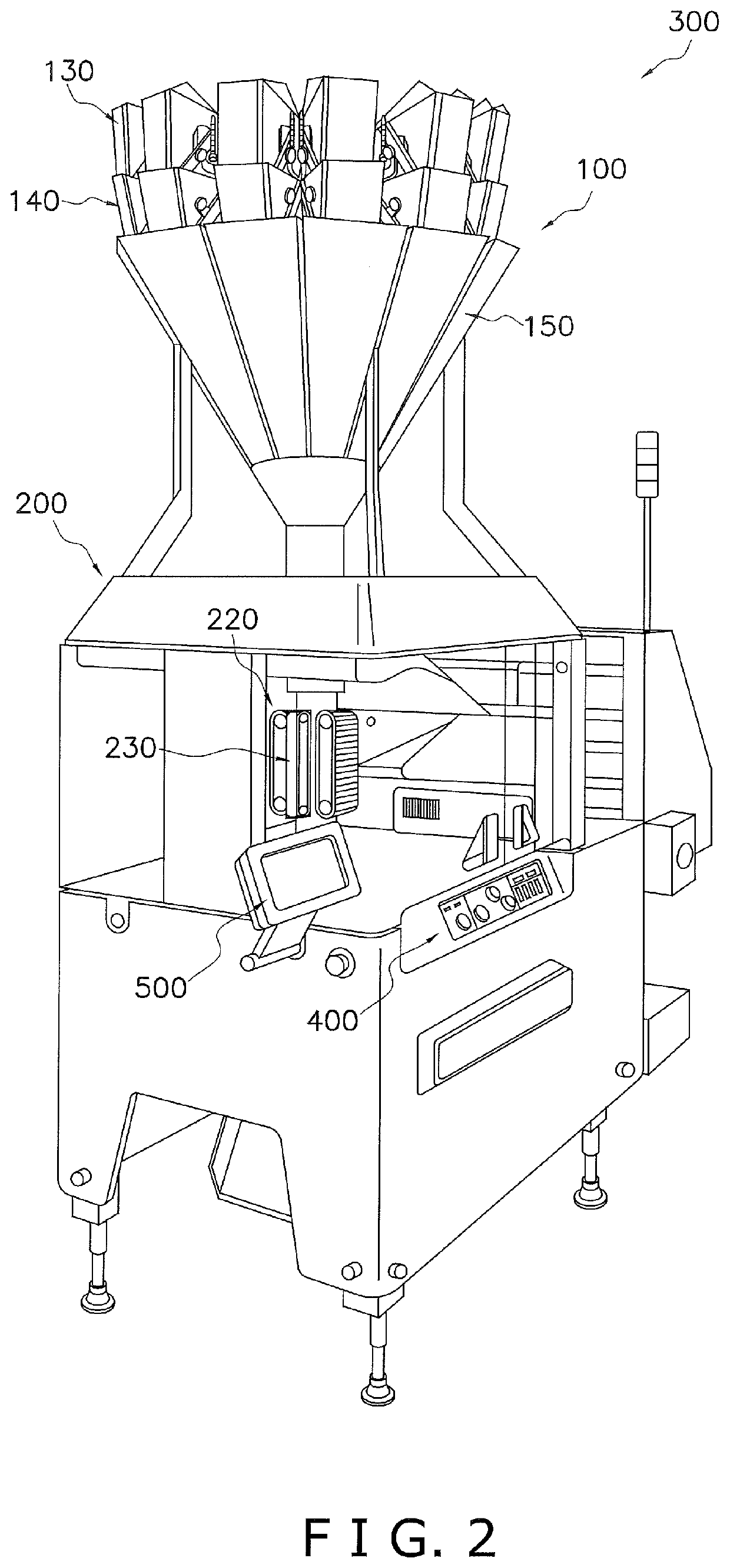 Weighing and packaging system