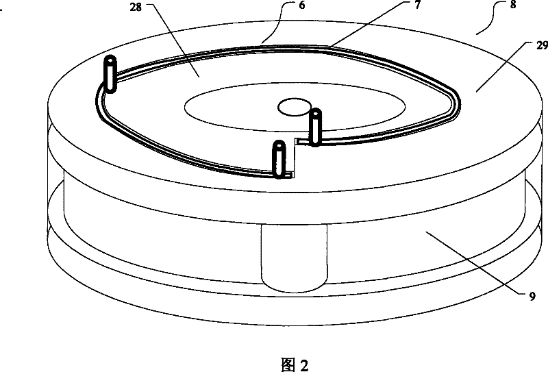 Separator disk on multi-cell component mix liquid separating system and application method of the same