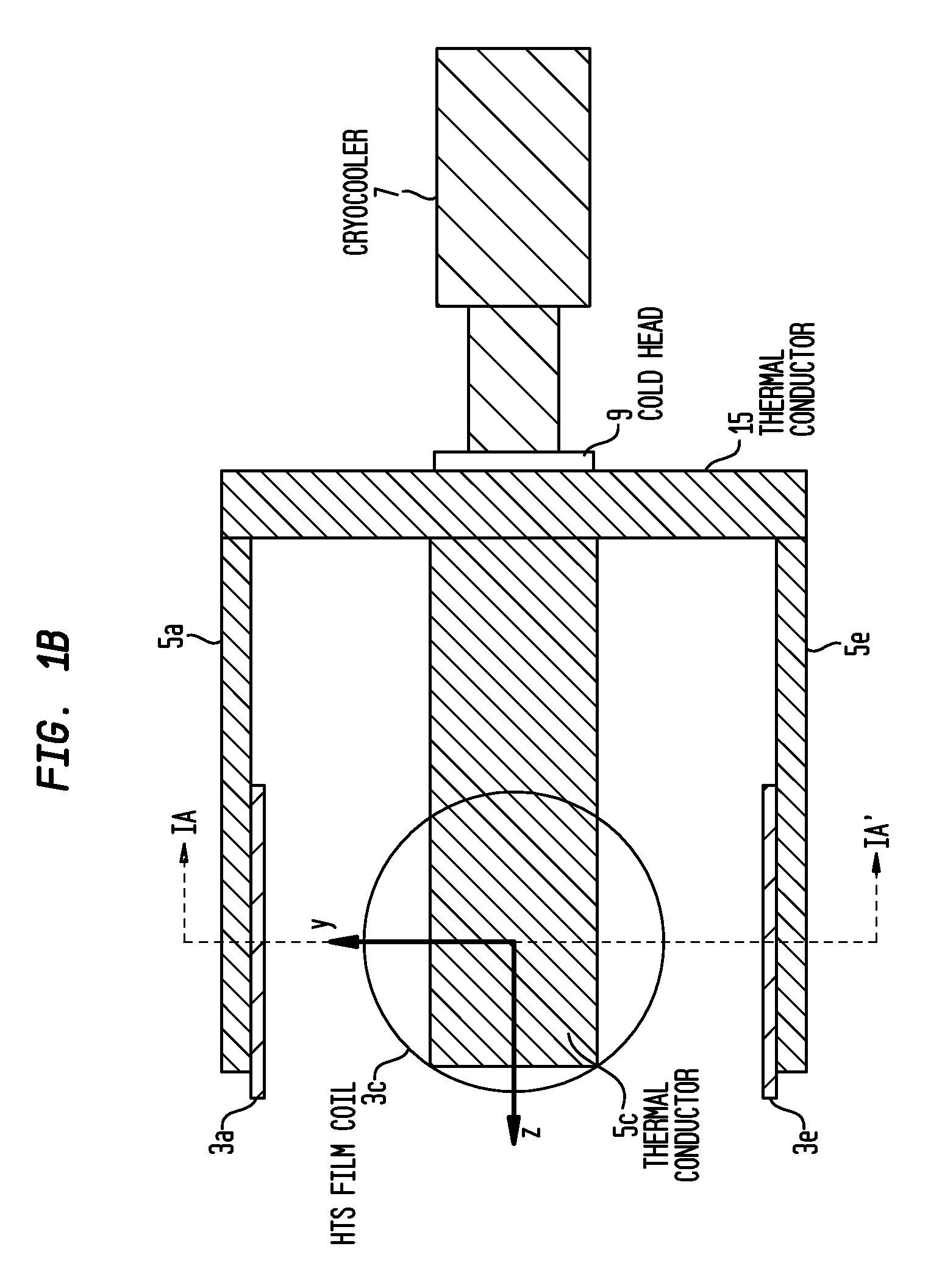 Cryogenically cooled superconductor RF head coil array and head-only magnetic resonance imaging (MRI) system using same