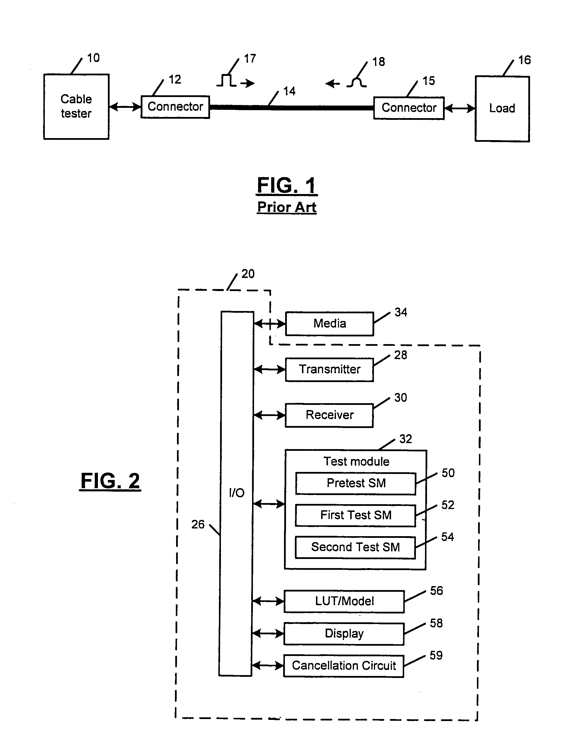 Cable tester with insertion loss estimator