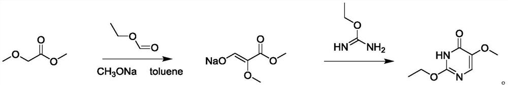 A kind of preparation method of 2-ethoxy-5-fluorouracil impurity