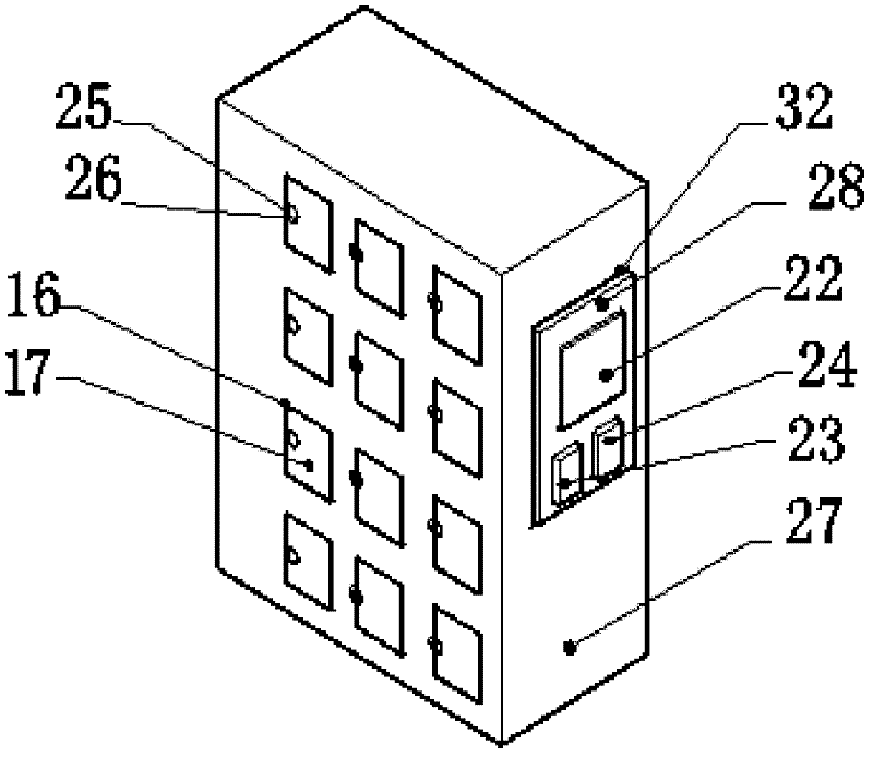 Automatic storage control method of bone ash storage rack and intelligent bone ash storage rack