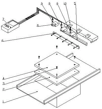 Scraper leveling device and method for manufacturing three-dimensional object