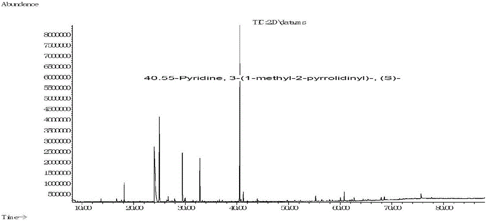 Preparation method of tobacco-sourced basic cigarette-smell raw material