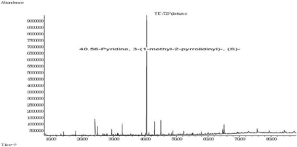 Preparation method of tobacco-sourced basic cigarette-smell raw material