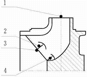 Manufacturing method of precision casting of titanium alloy impeller