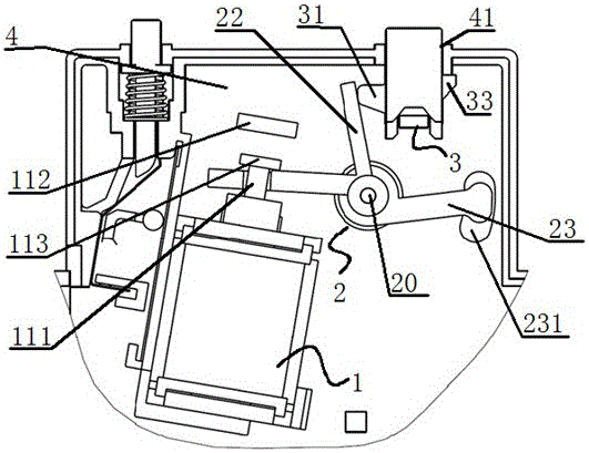 An action mechanism of a leakage protection module