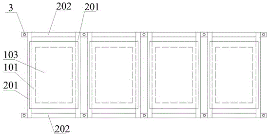 Flexible solar battery component and packaging method thereof