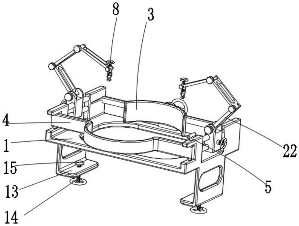 Fixing device for ophthalmic surgery