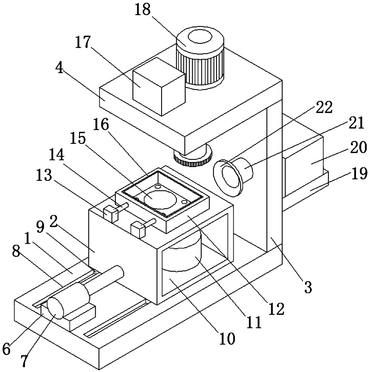 Rapid treatment equipment for casting surface