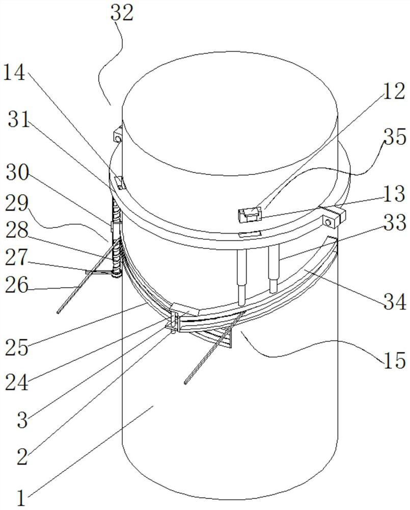 Protective cover capable of prolonging rubber outlet time of natural rubber bark cutting