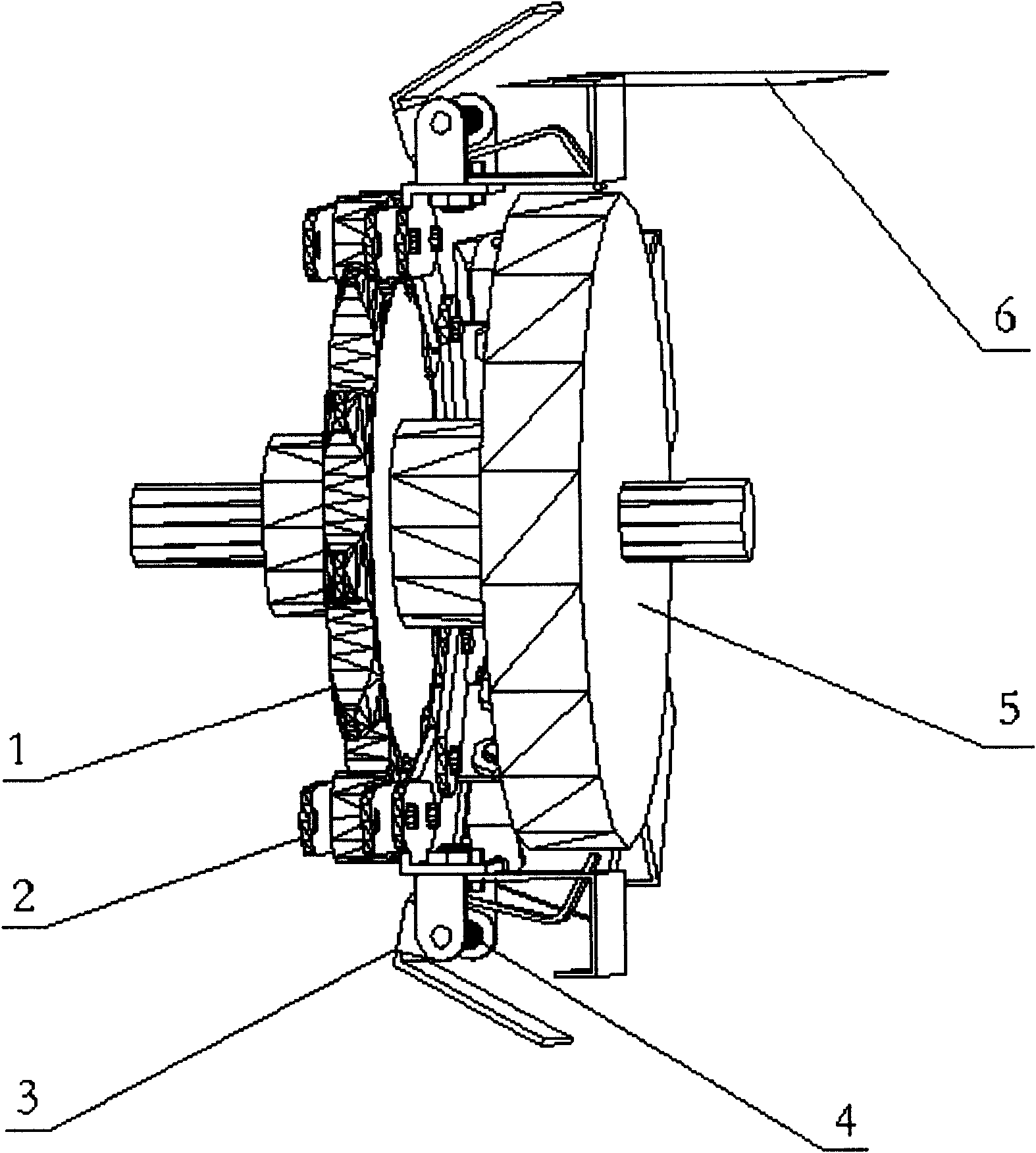 Novel film conveying method for packing machine