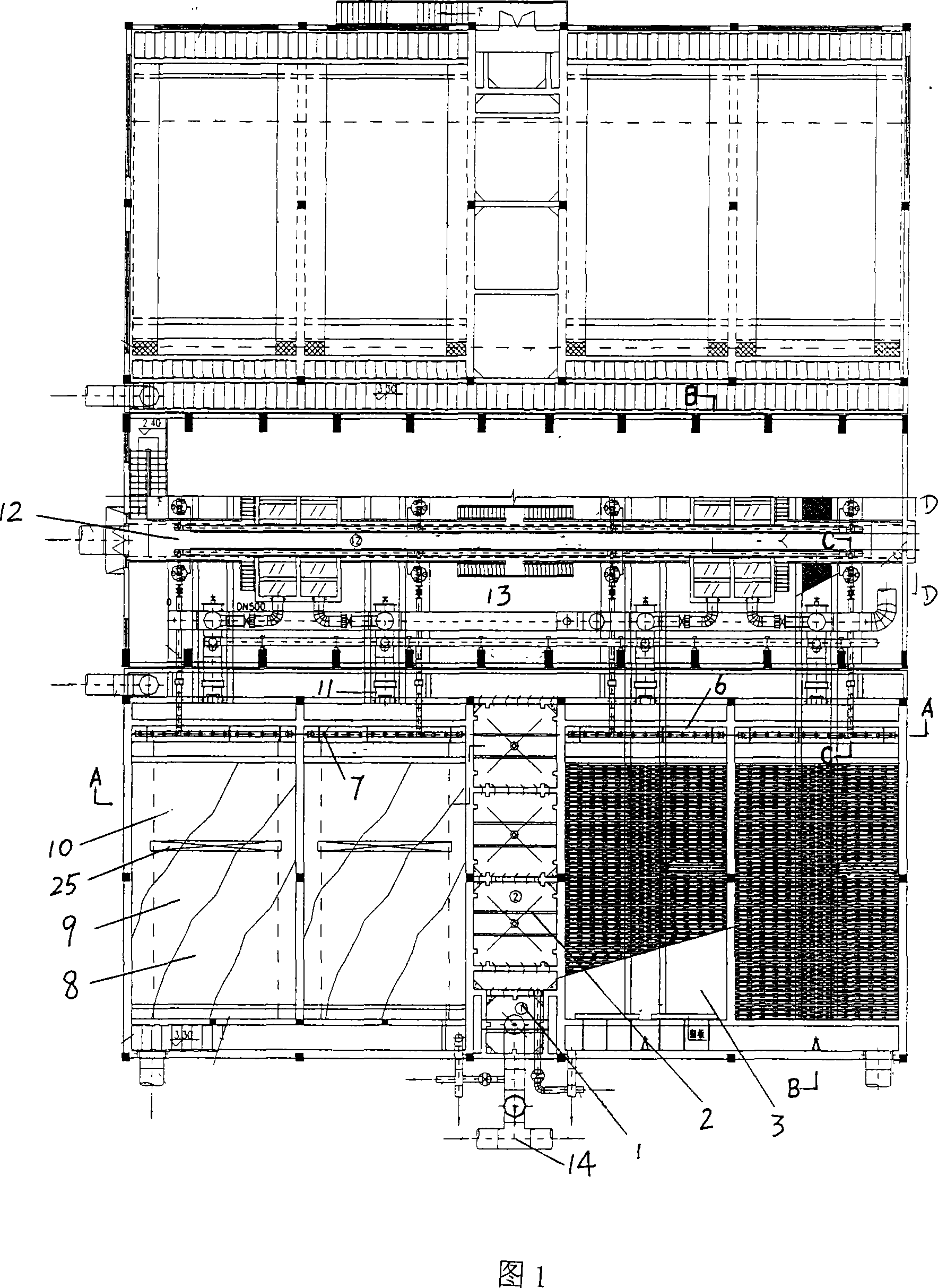 Air-float filter pool