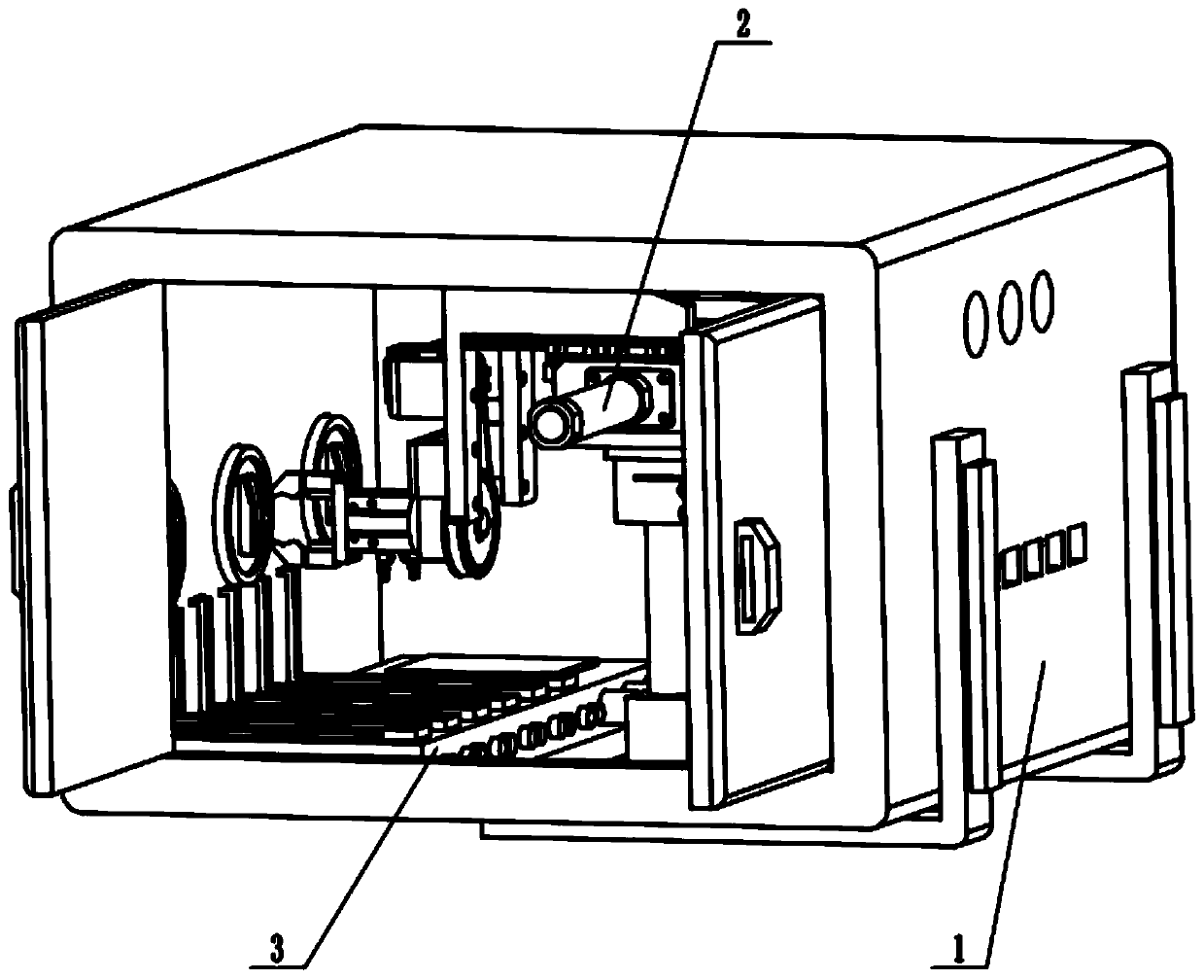 Automatic knob type switch control box