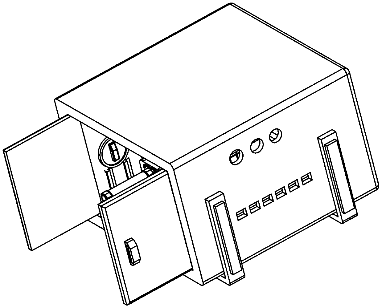 Automatic knob type switch control box