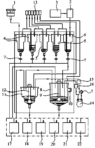 Continuous online monitoring equipment and method for concentration of fluoride in environment air