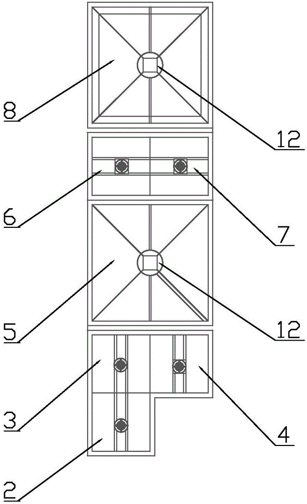 Device and process for treating hydrofluoric acid purification wastewater