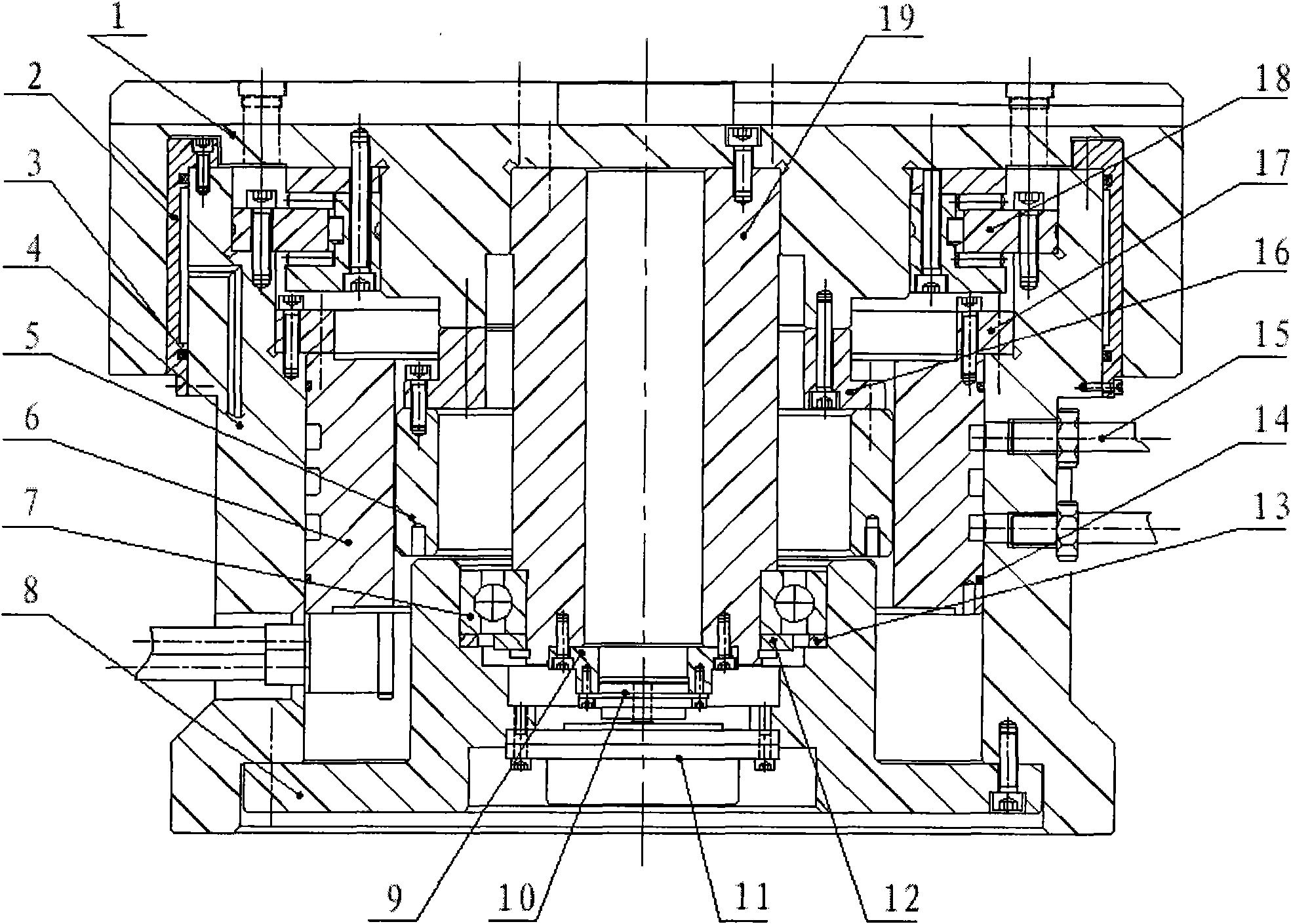 High-precision rotary working-table driven by moment motor