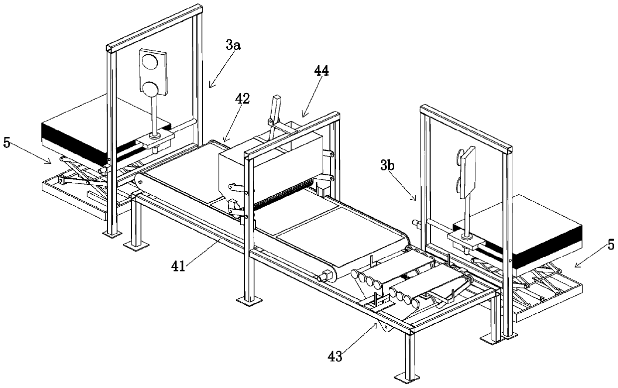 Automatic board gluing and stacking machine and working method thereof