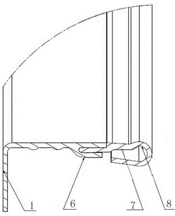 Novel wind ring assembly of automobile engine