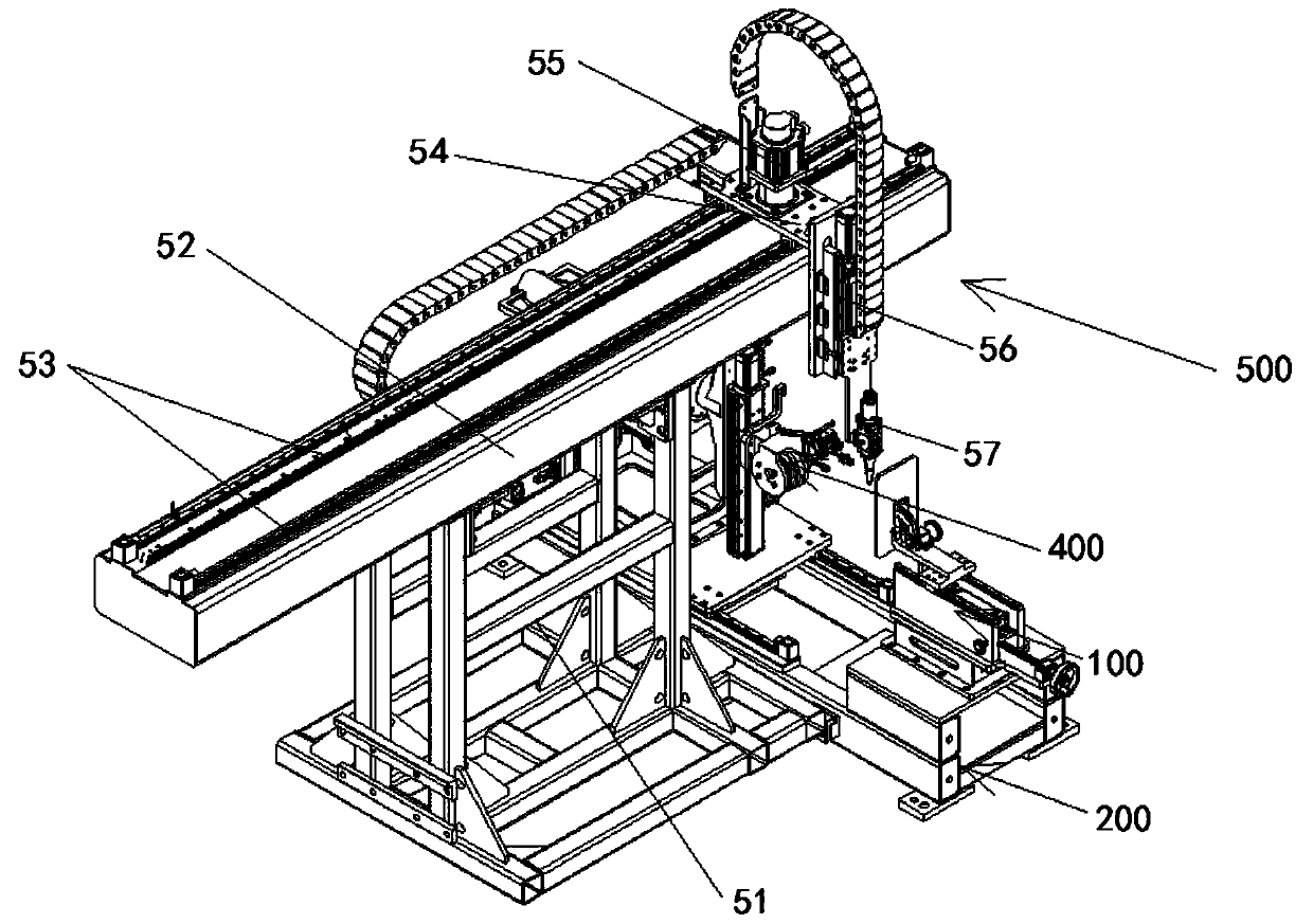 Steel pipe bend cutting device