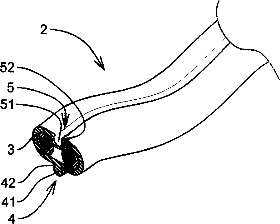 Joint construction of wire