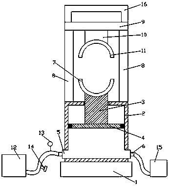 Pneumatic crimping connector for electric engineering