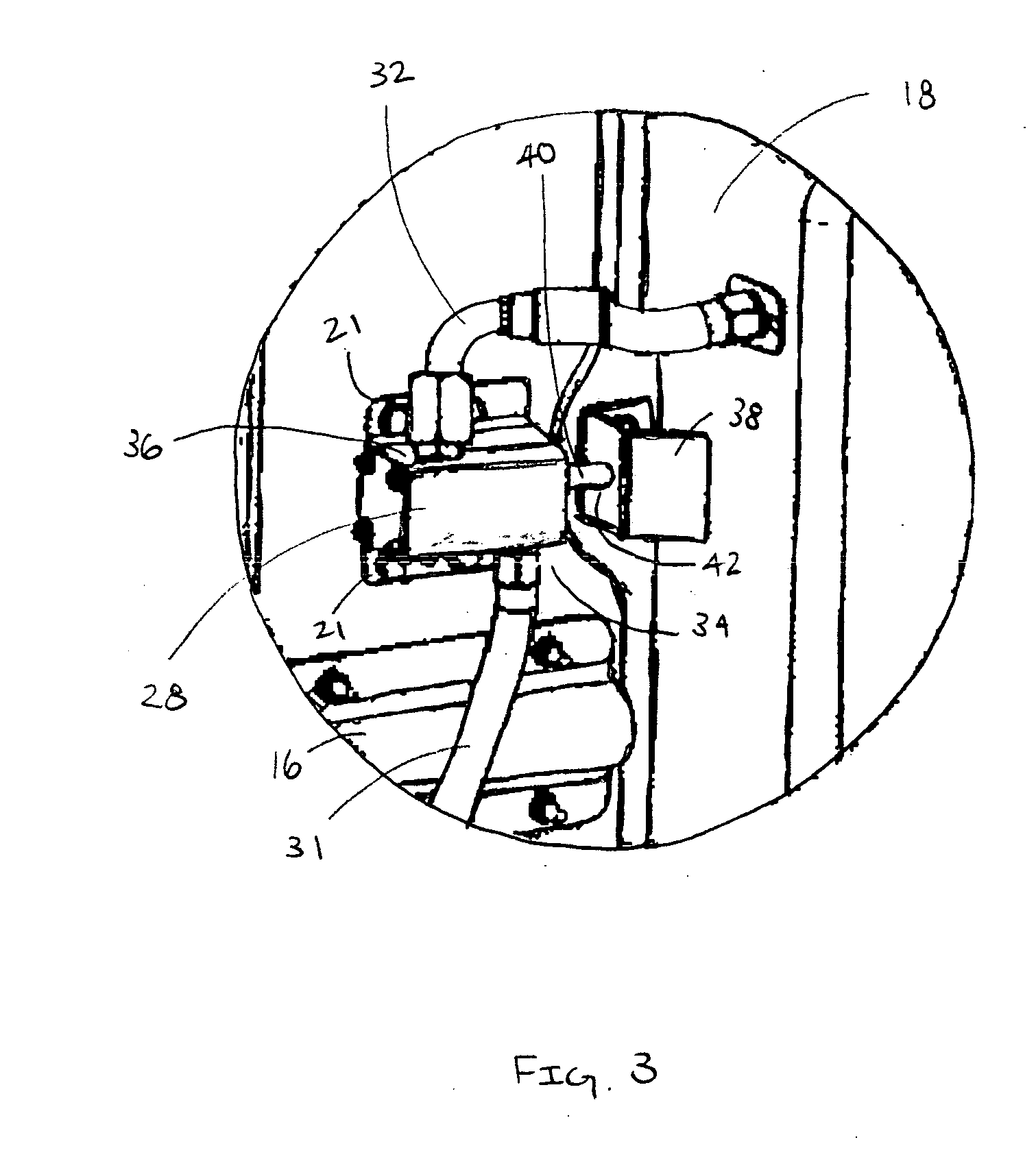 Pressure activated latch