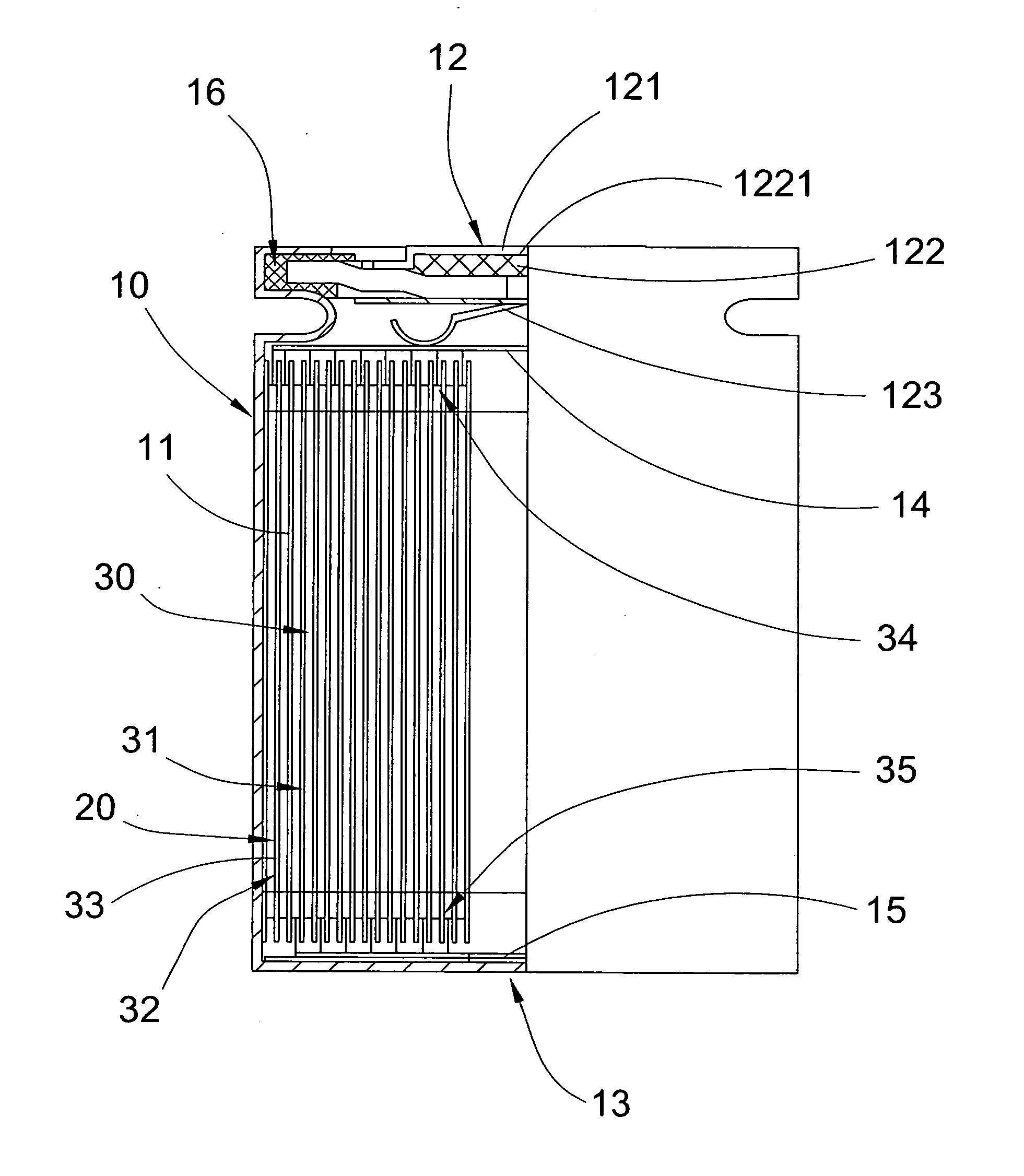 Nickel-zinc battery and manufacturing method thereof