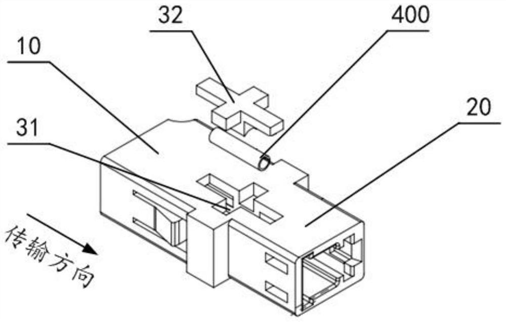 An optical fiber adapter and an optical fiber connection structure