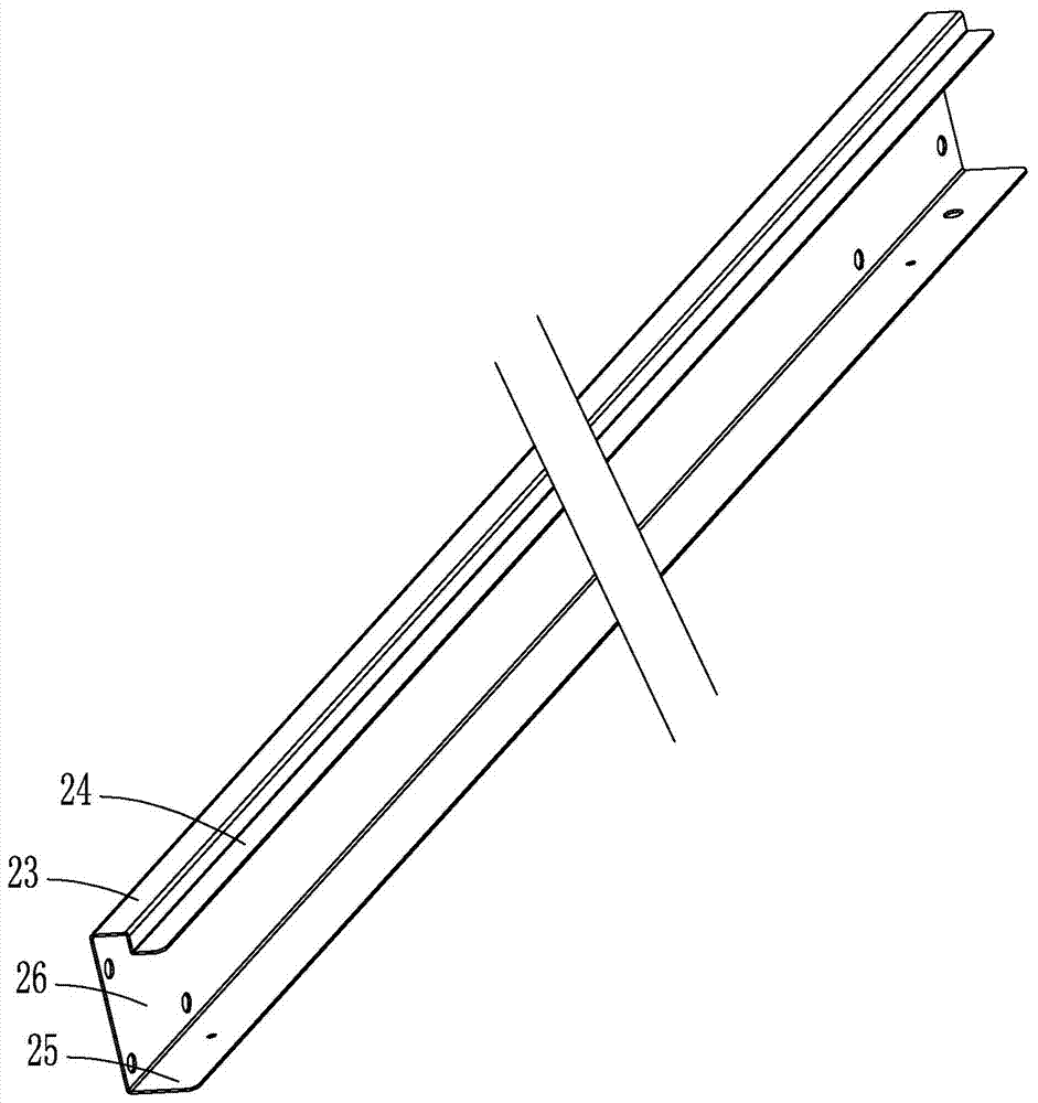 Installation structure of general-purpose flat-panel solar water heater