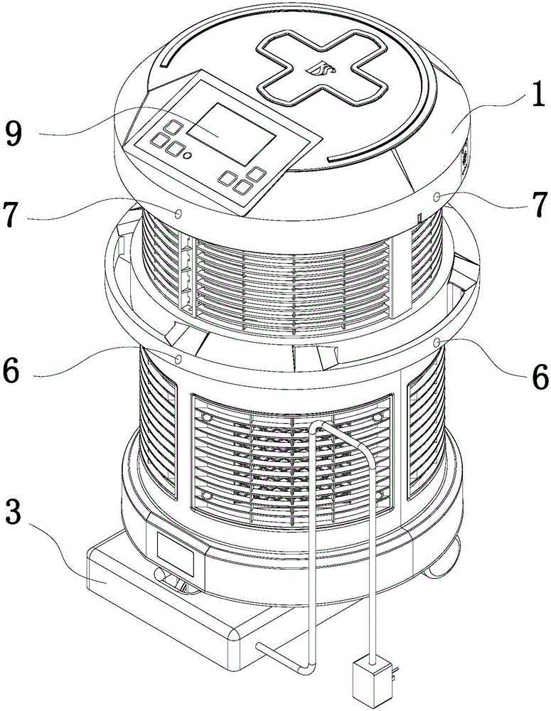 Intelligent air sterilization purification device