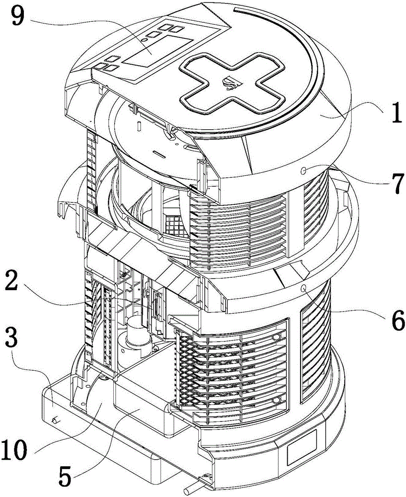 Intelligent air sterilization purification device