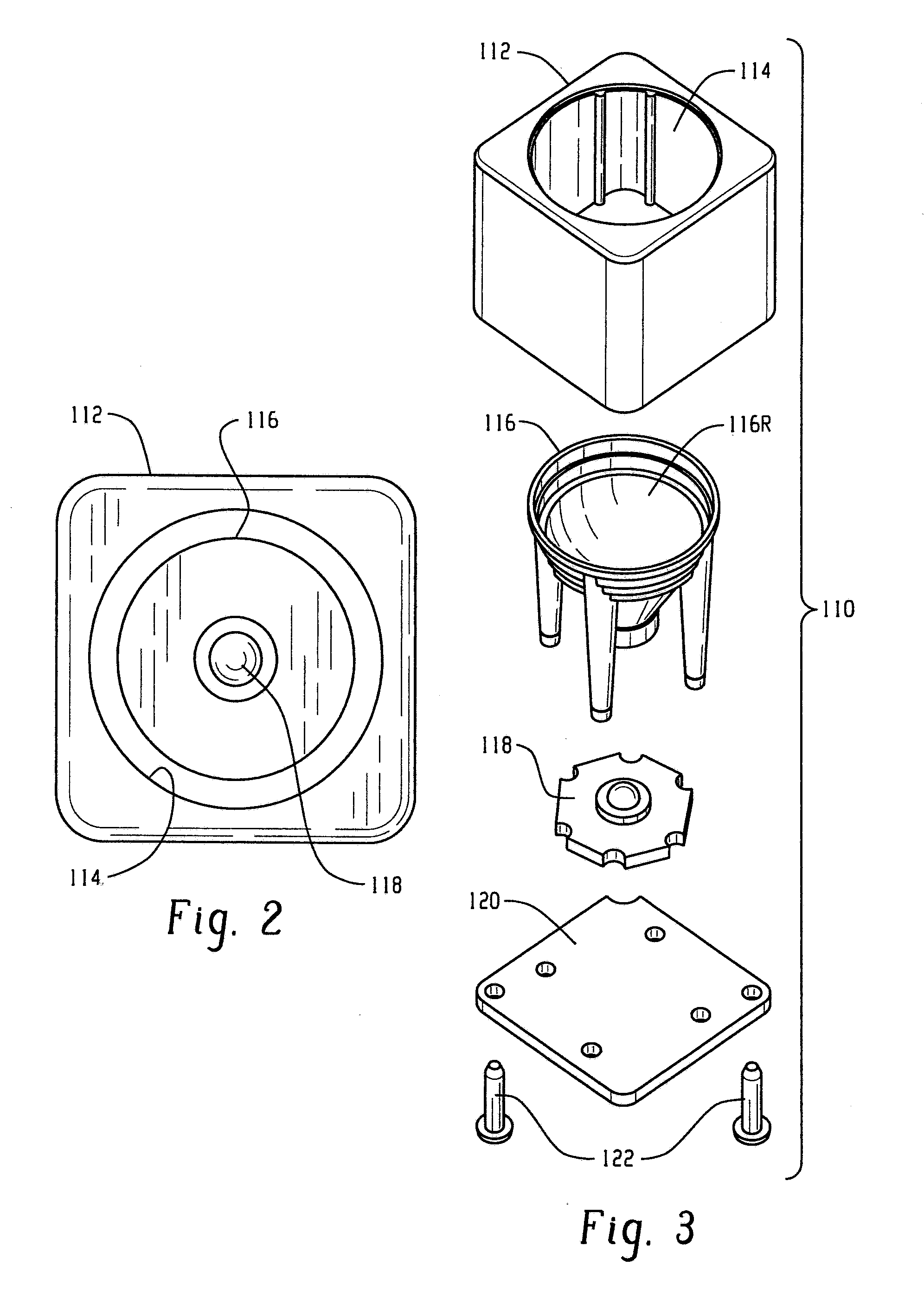 Glare assembly for eye test display