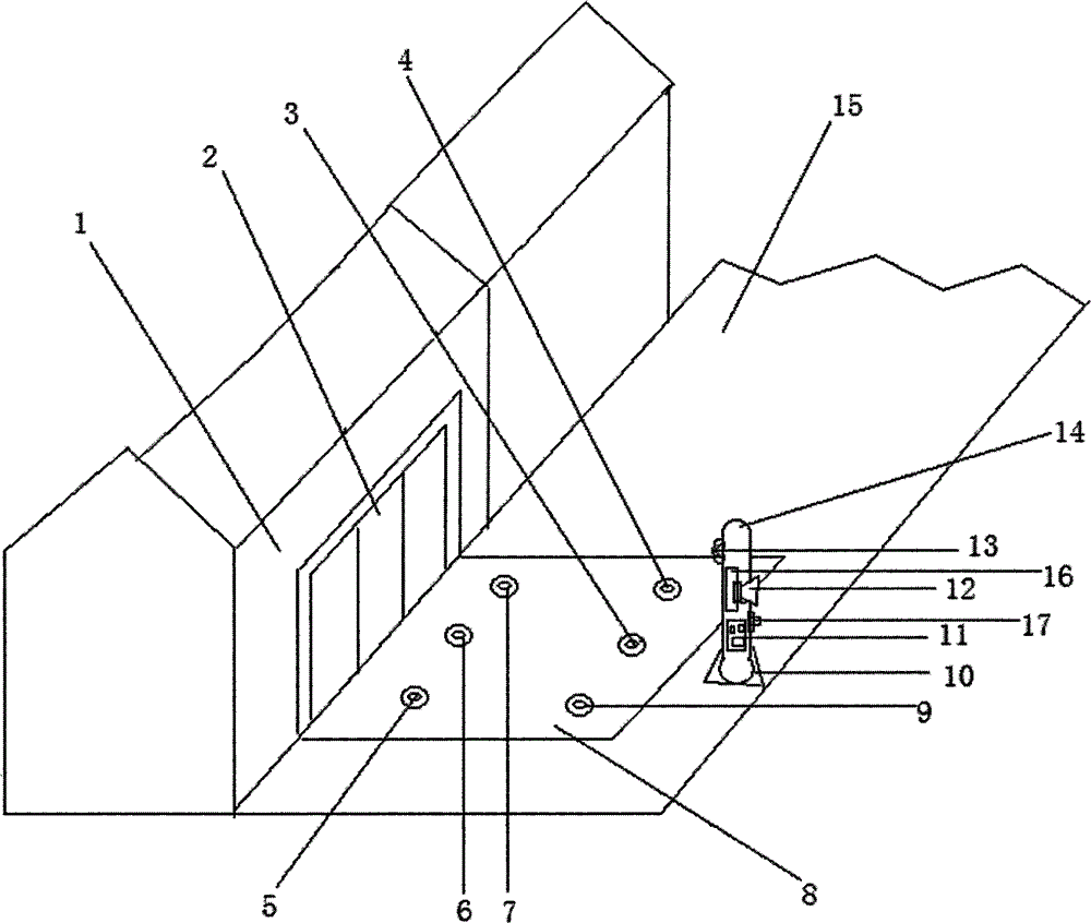 Electronic no-parking marker