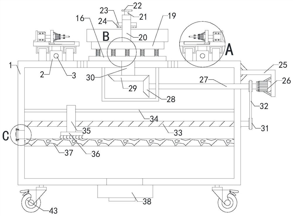 Timber side hole punching machine