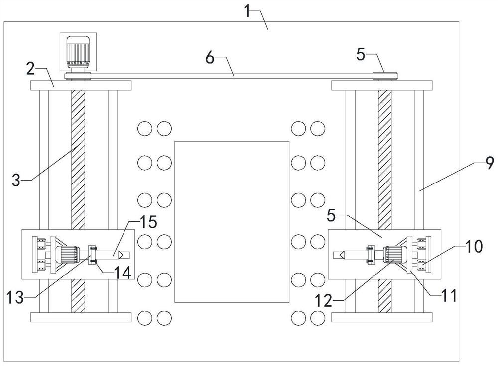 Timber side hole punching machine