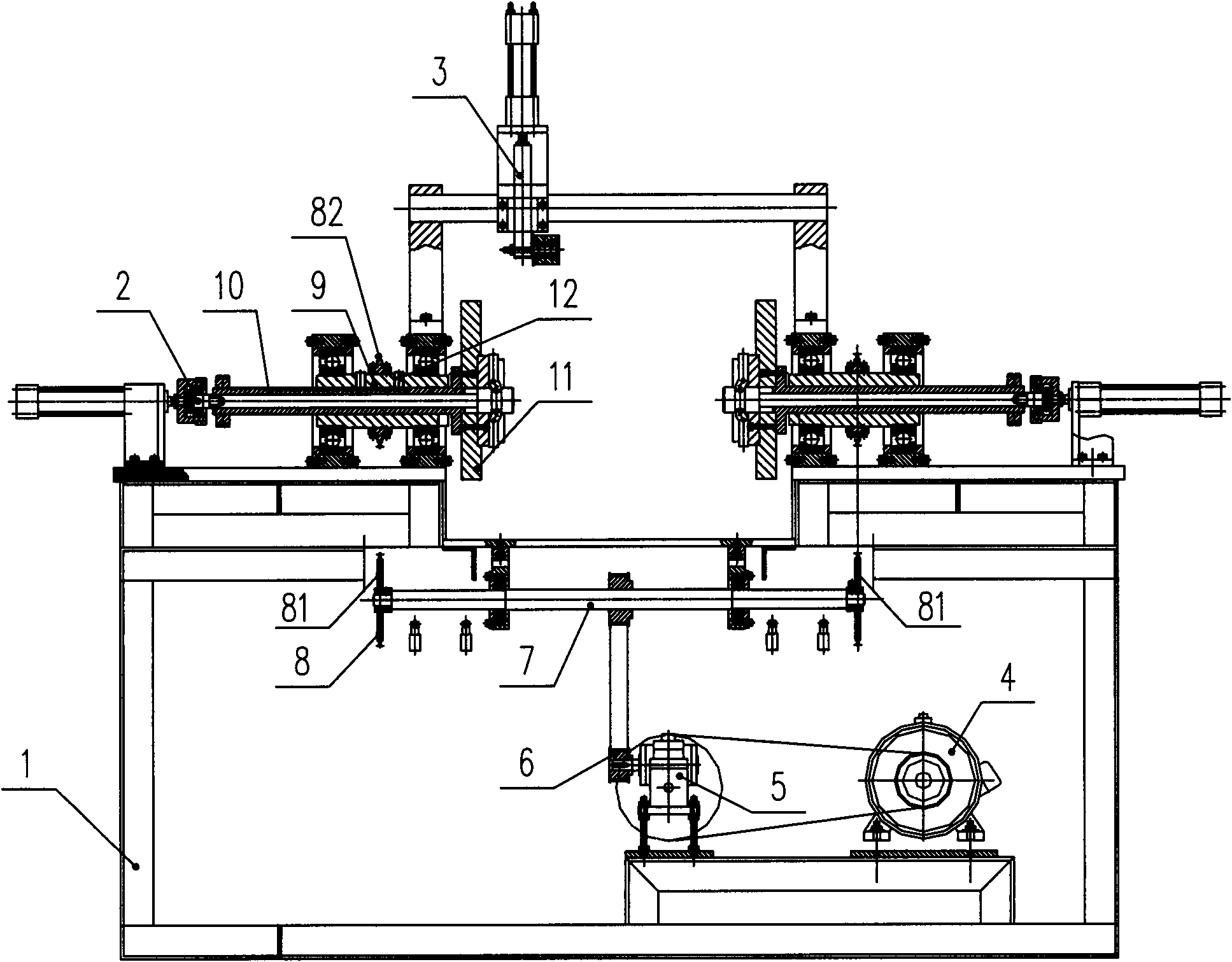 Metal coiled pipe fan assembly machine