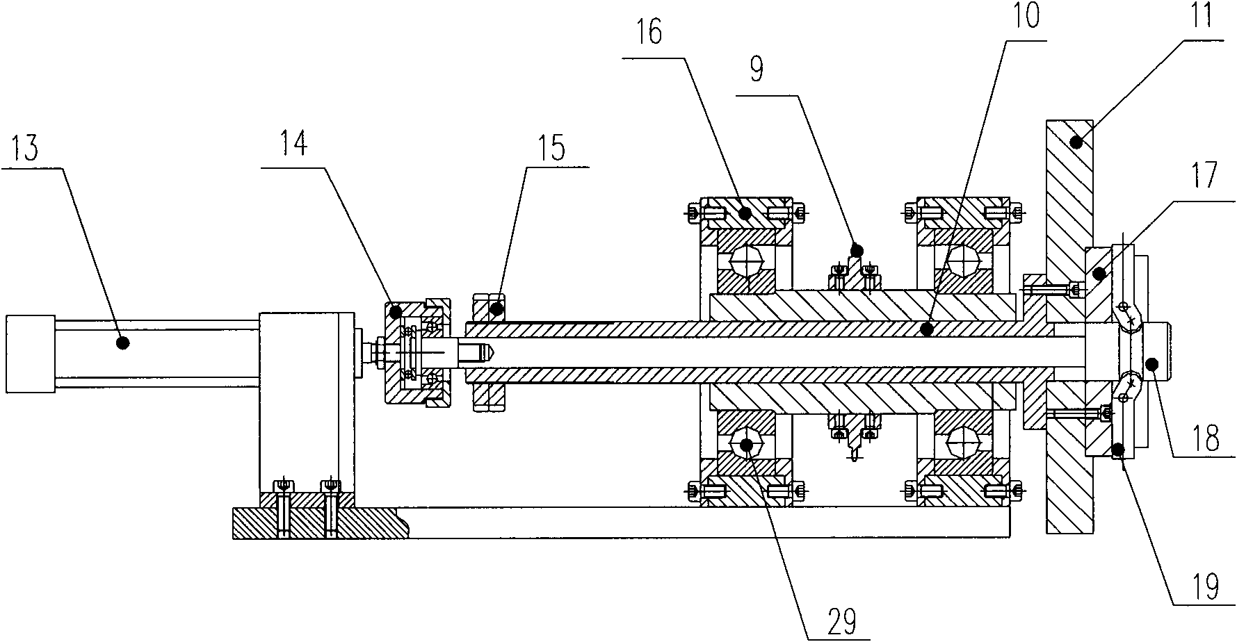 Metal coiled pipe fan assembly machine