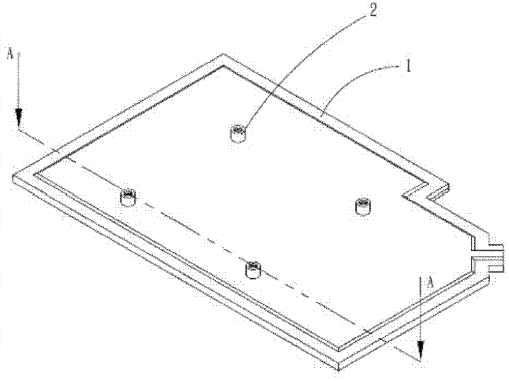 Fixing structure of heat sink