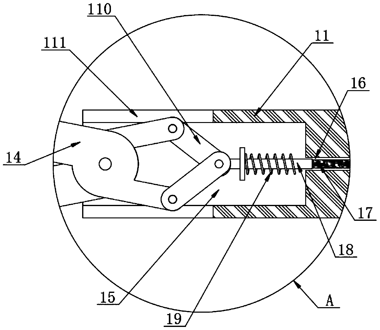 Vaginal closure system capable of being used under laparoscope