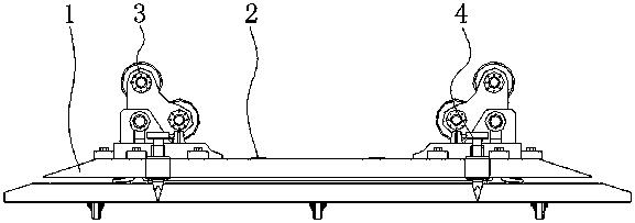 Armored vehicle wheel fixing and checking device with positioning mechanism