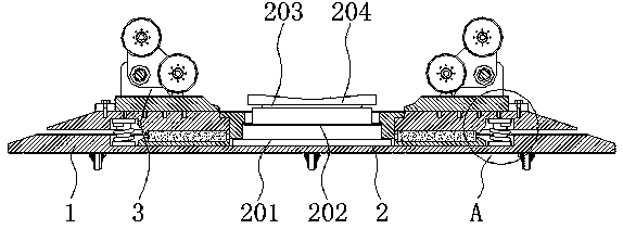 Armored vehicle wheel fixing and checking device with positioning mechanism