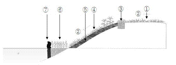 A soft barrier method for slope protection and non-point source pollution control in river bank