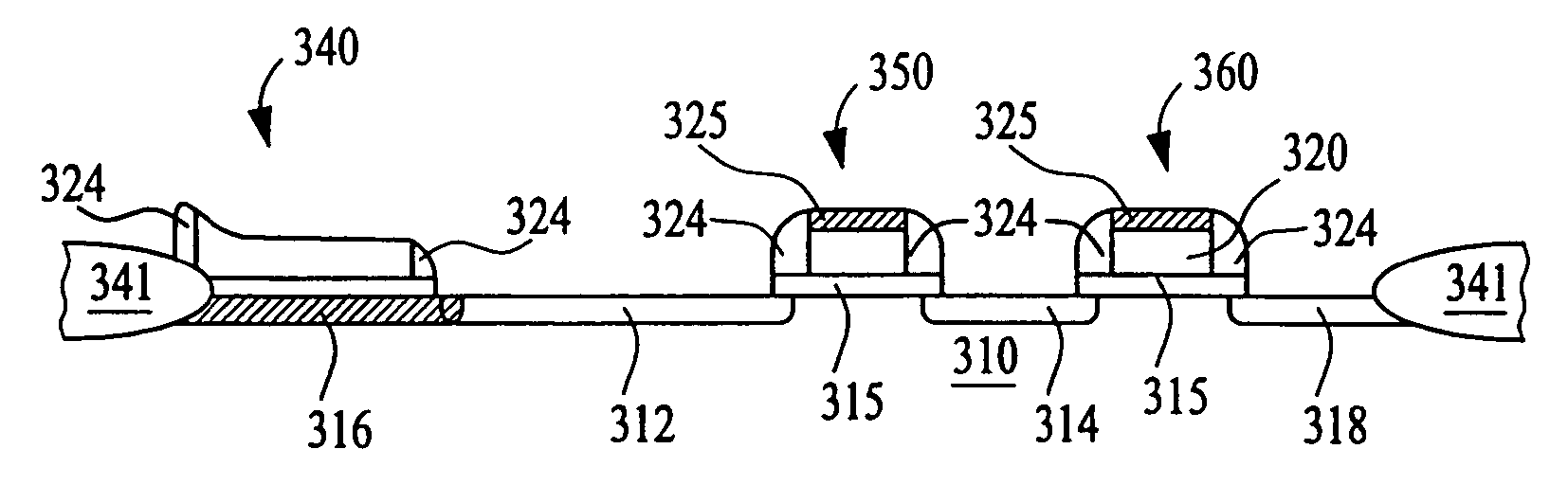 CMOS imager with selectively silicided gates