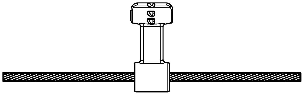 Nonlinear transmission wire breeze vibration protection device